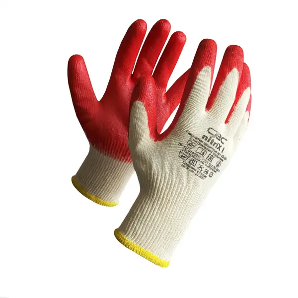 Перчатки обливные нитриловые CBC 42-301 размер 8/М нитриловые перчатки aviora