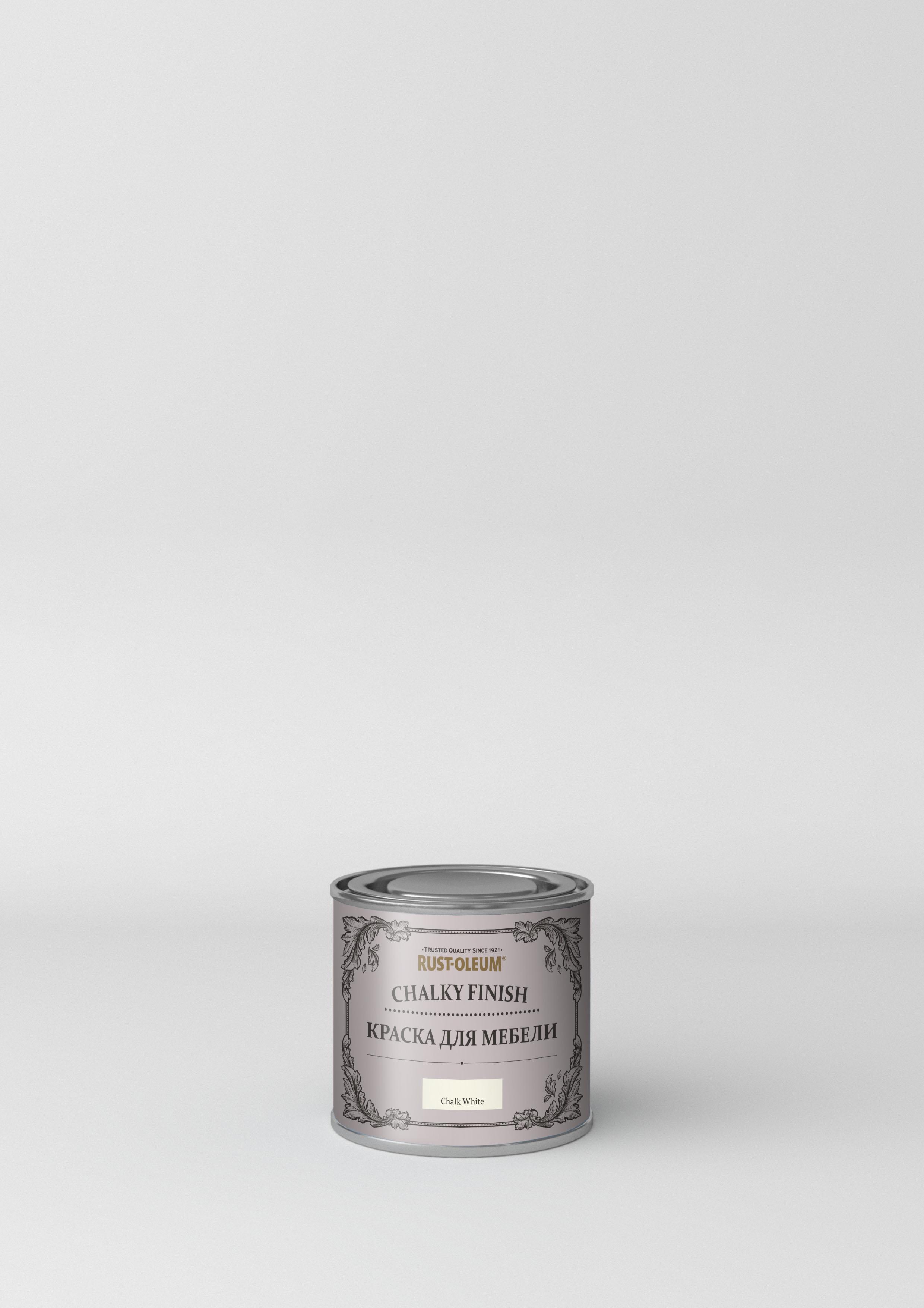 Краска Chalky для мебели с эффектом металлика цвет серебро 125 мл