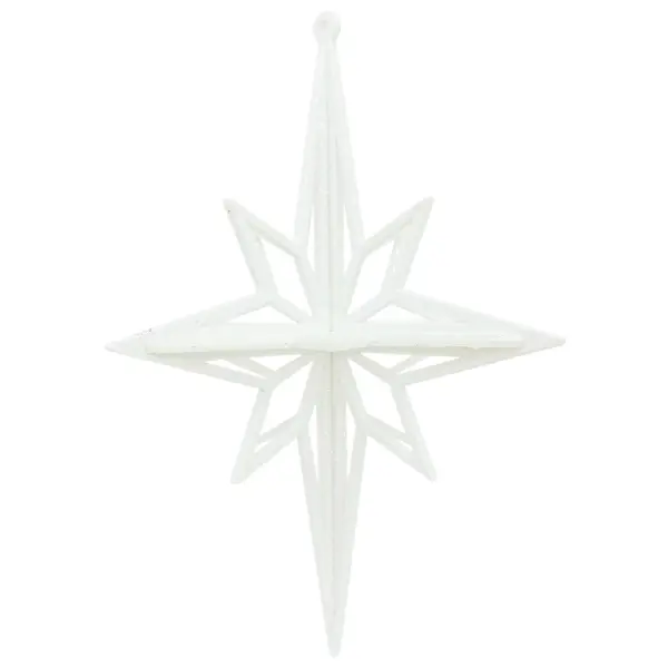 Новогоднее украшение Ромб 12x12 см цвет белый новогоднее украшение ключик 15x6 см серебро
