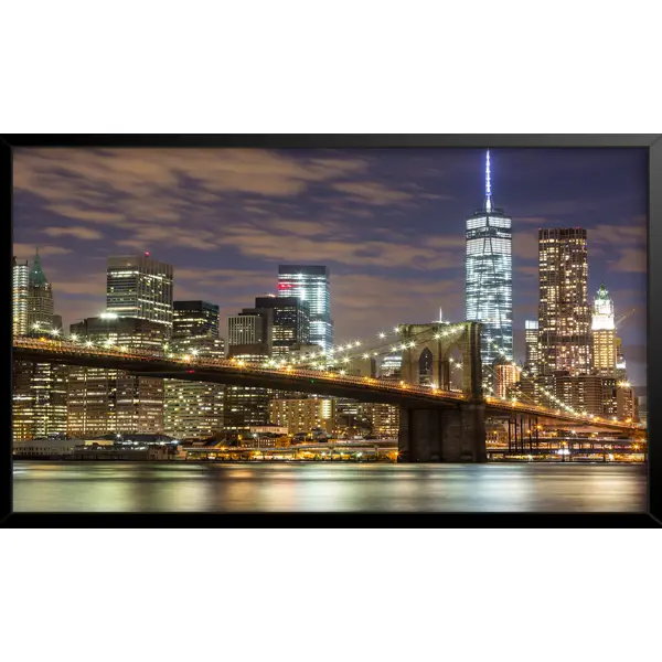 Картина в раме Бруклинский мост 60x100 см картина на холсте бруклинский мост 30x30 см
