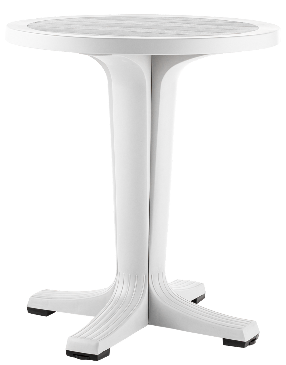 Круглый белый стол прованс