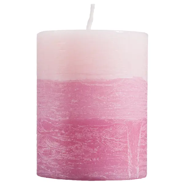 фото Свеча ароматизированная цветочный розовый 60x75 см без бренда