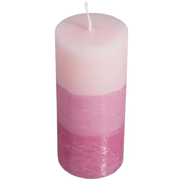 Свеча ароматизированная Цветочный розовый 60x135 см свеча столбик ароматизированная 12х5 6 см клубника