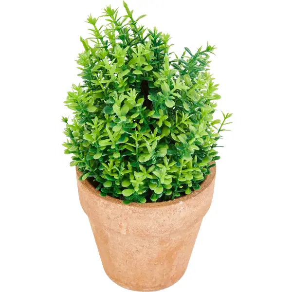 Искусственное растение декоративно-лиственное зеленый ø 12 см ПВХ декоративно лиственное растение кодиеум айстон ø8 h10 25 см