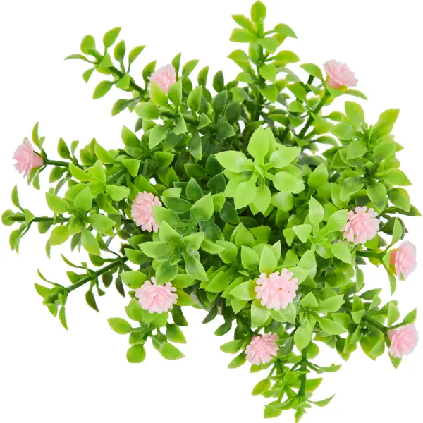 фото Искусственное растение оксалис 9x9 см розовый пвх без бренда