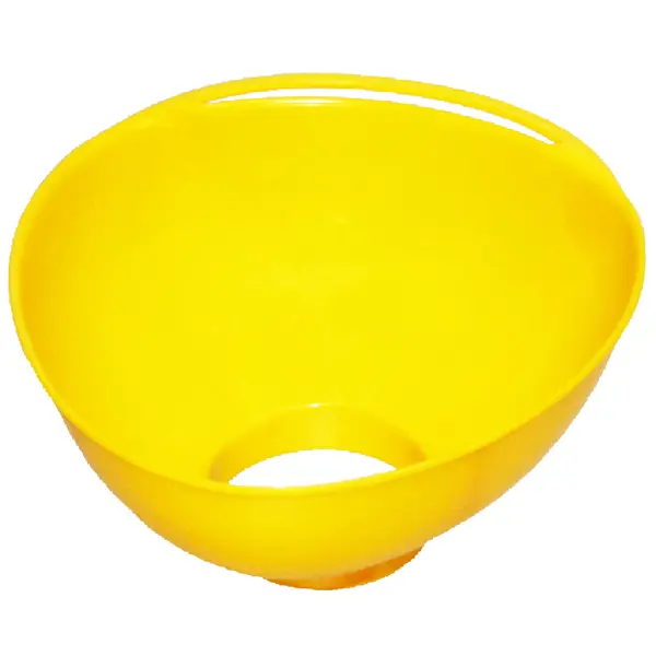 Воронка большая ø20 см пластик желтый большая металлическая губка для посуды officeclean