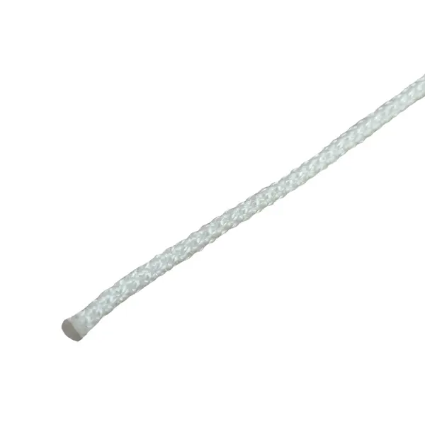 Шнур плетеный капроновый Сибшнур 4 мм цвет белый, 10 м/уп. трос якорный d16мм l45м белый плетеный stalw0616