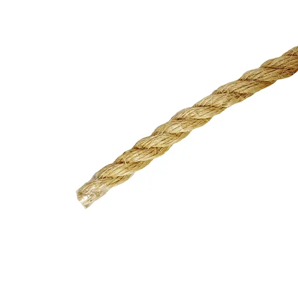 Веревка сизалевая Сибшнур 14 мм, на отрез веревка хлопчатобумажная сибшнур 8 мм на отрез