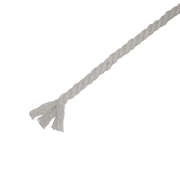 Веревка хлопчатобумажная Сибшнур 8 мм, на отрез веревка льнопеньковая сибшнур 14 мм коричневый на отрез