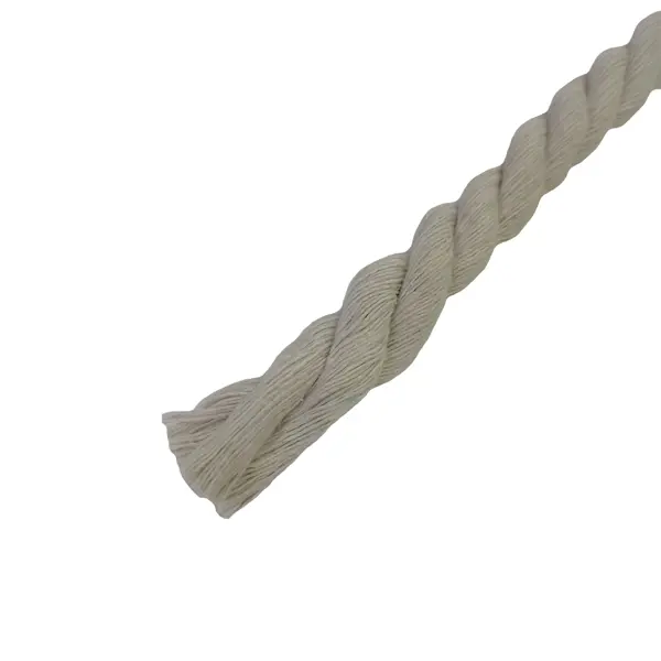 Веревка хлопчатобумажная Сибшнур 14 мм, на отрез веревка льнопеньковая сибшнур 14 мм коричневый на отрез
