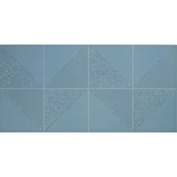 Декор настенный Culto Asana Denim Rain 20x40 см цвет синий rain shower head stainless steel 40x40 cm square