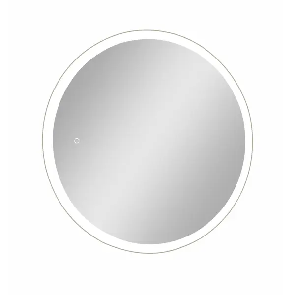 фото Шкаф зеркальный подвесной time с подсветкой 60x60 см цвет белый без бренда