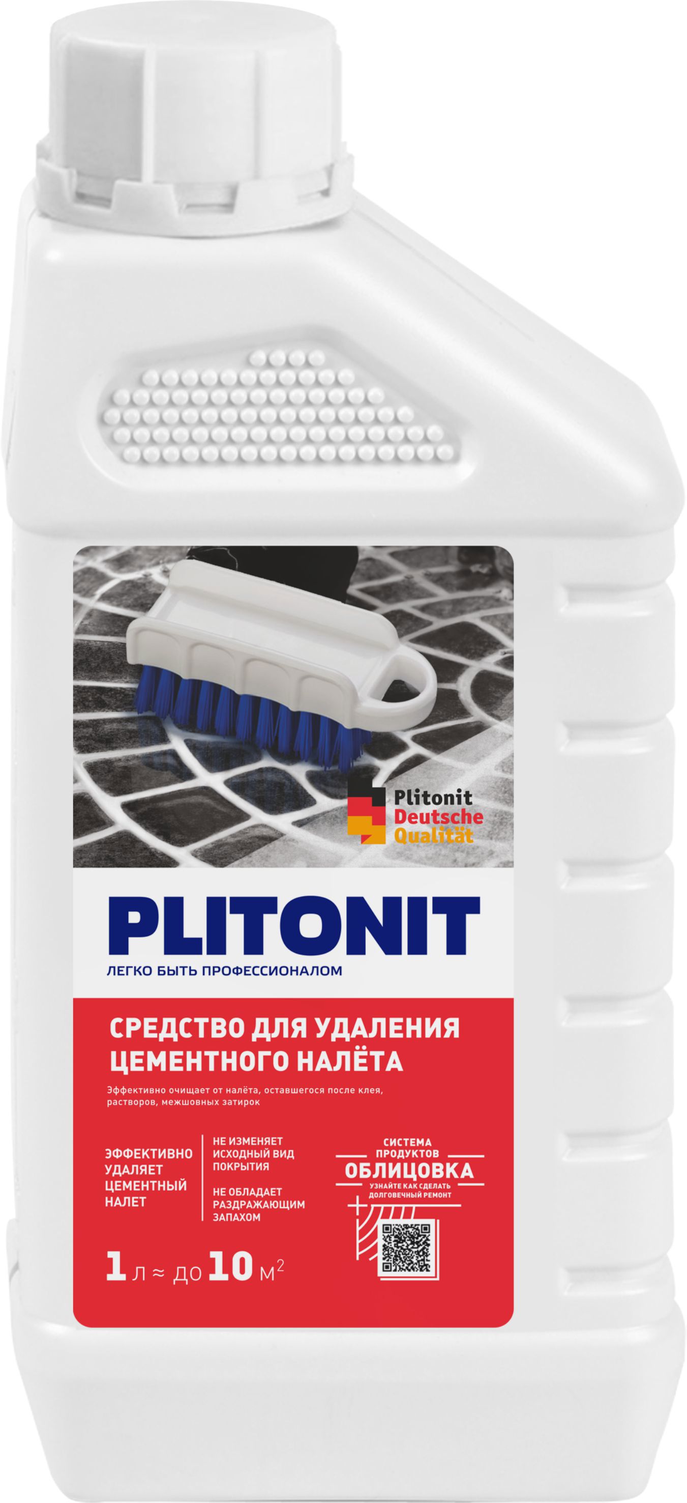 Средство для удаления цементного налета Plitonit 1 л до 10 м² ✳️ купить по  цене 675 ₽/шт. в Москве с доставкой в интернет-магазине Леруа Мерлен