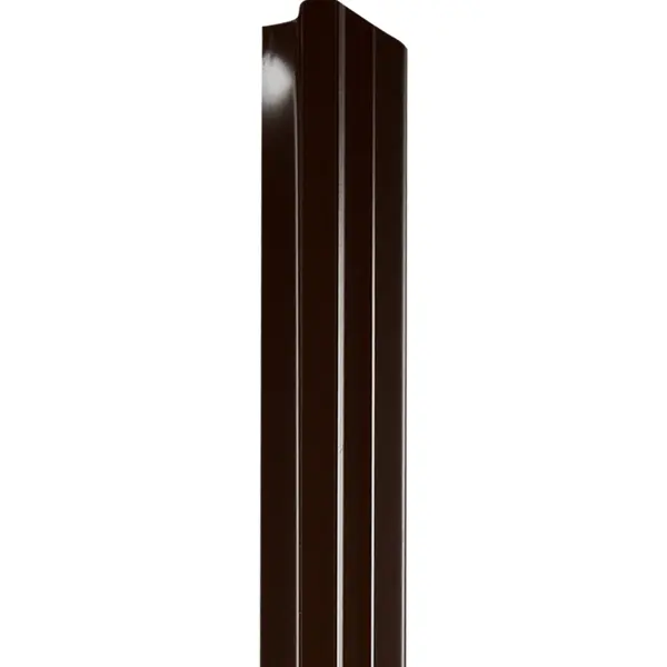 фото Штакетник эко-м 76мм 1.8 м двухсторонний коричневый без бренда