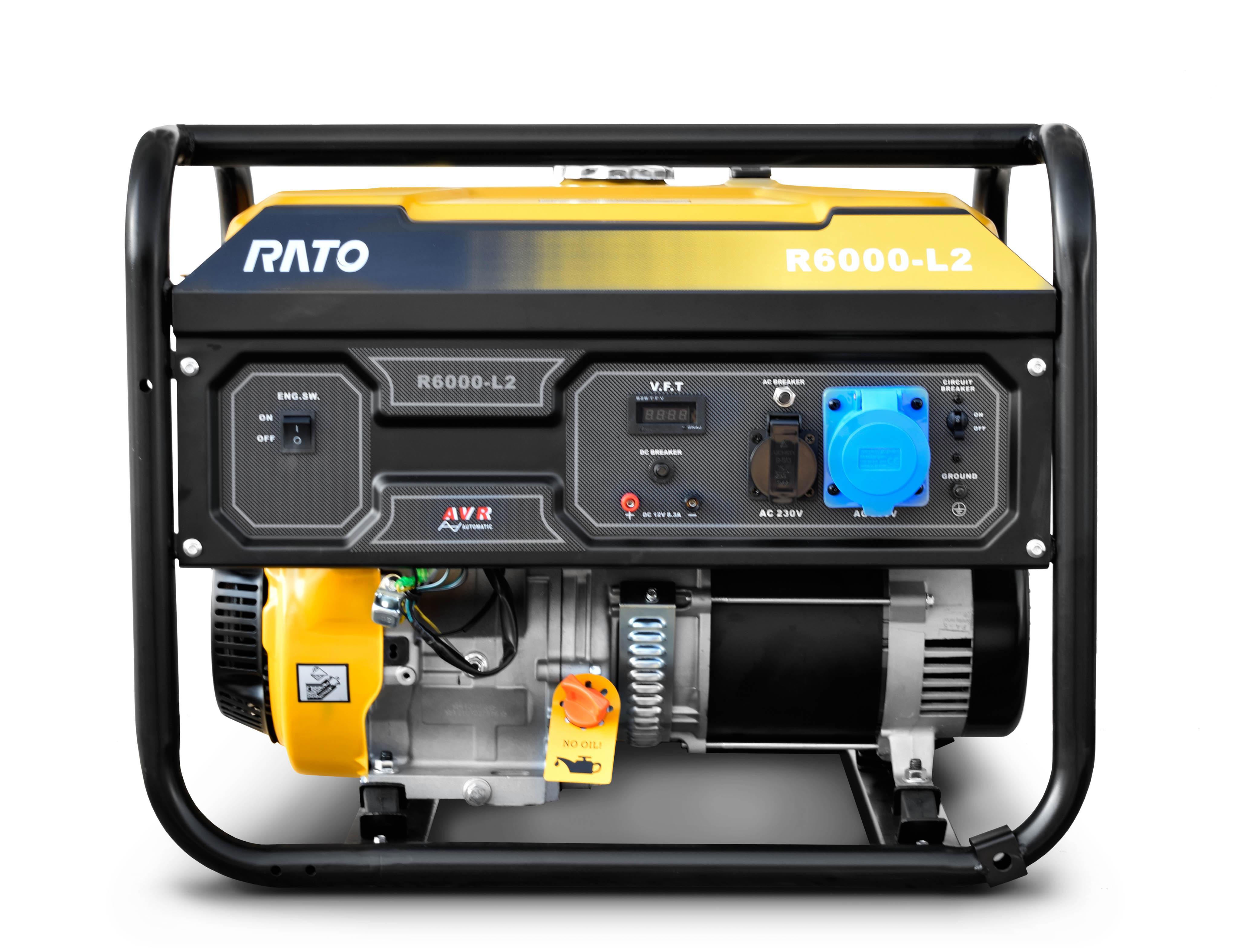 Генератор бензиновый Rato R6000-L2, 6 кВт ️  по цене 44414 ₽/шт .