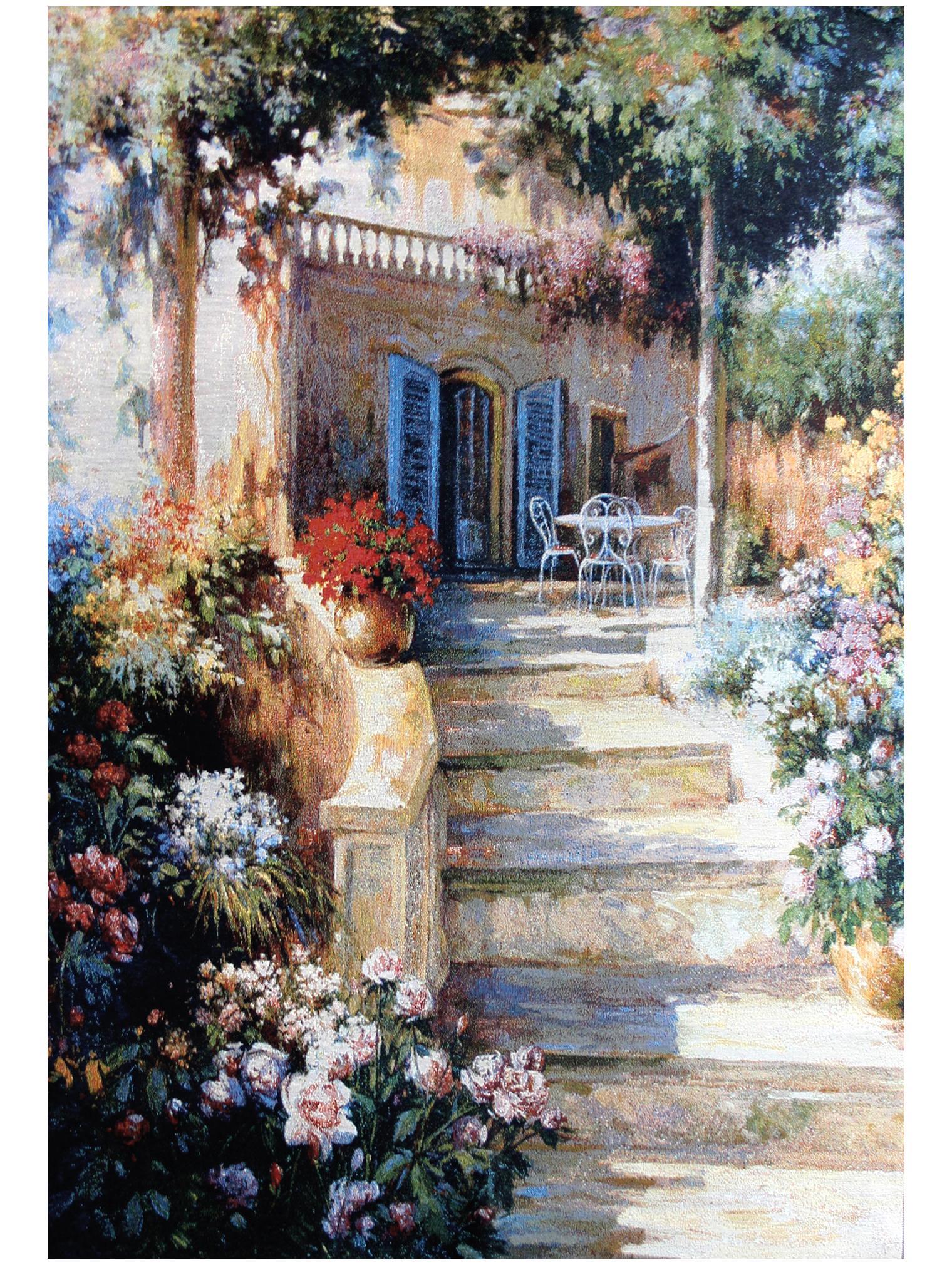 Картина итальянский дворик