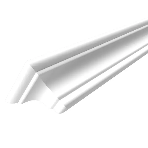 Карниз 70x800 мм эмаль, цвет белый карниз однорядный витражный kauffort 120 см пвх белый