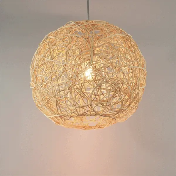 фото Подвесной светильник vitaluce sfera 1 лампа 3м² е27 цвет бежевый