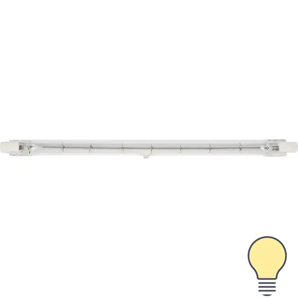 Лампа галогенная Uniel R7s 1000 Вт свет тёплый белый нить bulky lock 80 текстурированная 1000м 730808 800 белый