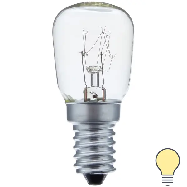 Лампа накаливания для холодильника Bellight E14 15 Вт свет тёплый белый умная лампа aqara led light bulb e27 управление цветовой температурой и яркостью