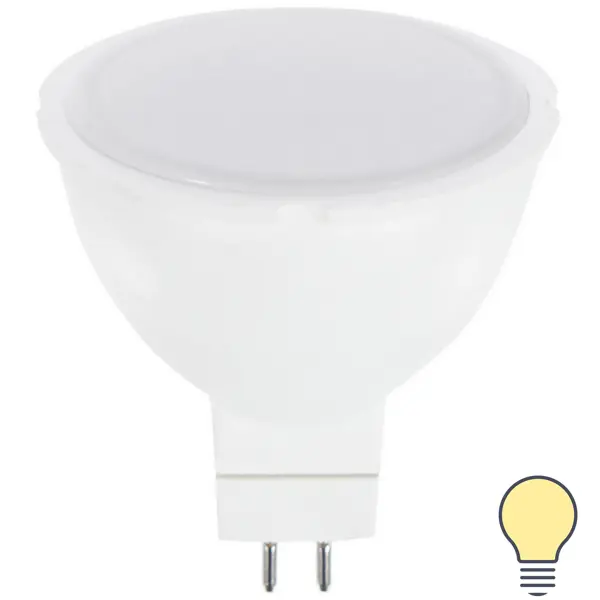 Лампа светодиодная Elektrostandard MR16 JCDR01, 5 Вт, 220 В, 3300 К лампочка gauss mr16 101505207