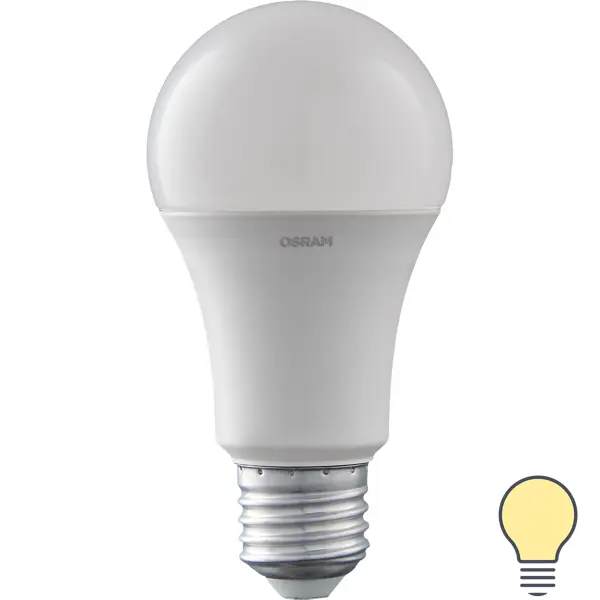 Лампа светодиодная Osram Antibacterial E27 220-240 В 10 Вт груша 1055 лм теплый белый свет