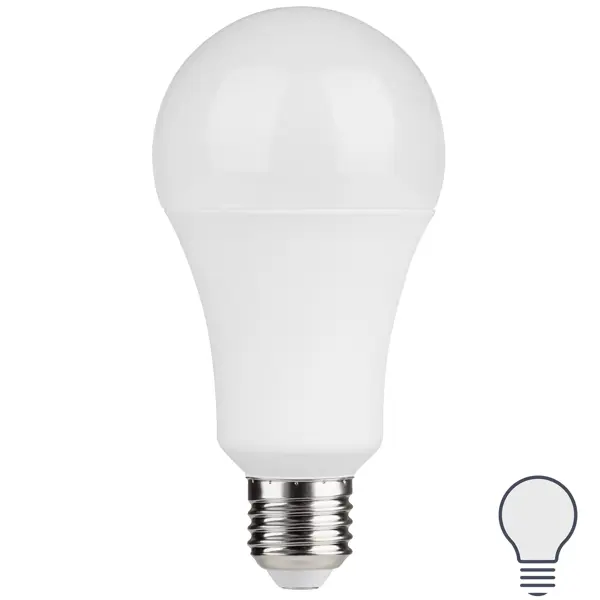 Лампа светодиодная E27 220-240 В 10 Вт груша матовая 1000 лм нейтральный белый свет умная лампа aqara led light bulb e27 управление цветовой температурой и яркостью