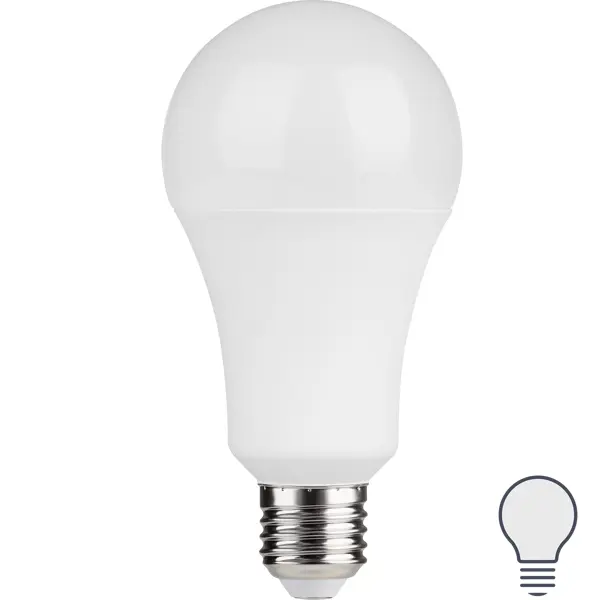 лампа светодиодная e27 220 240 в 10 вт груша матовая 1000 лм нейтральный белый свет Лампа светодиодная Lexman E27 170-240 В 10 Вт груша матовая 1000 лм нейтральный белый свет