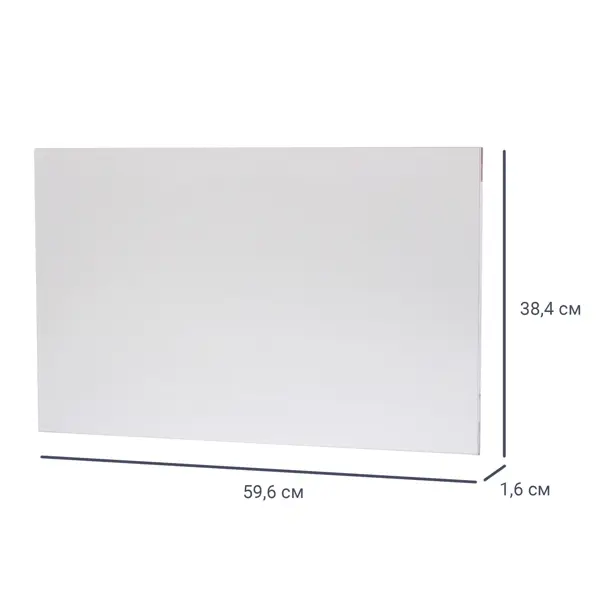 фото Дверь для шкафа лион 59.6x38x1.6 цвет белый глянец без бренда