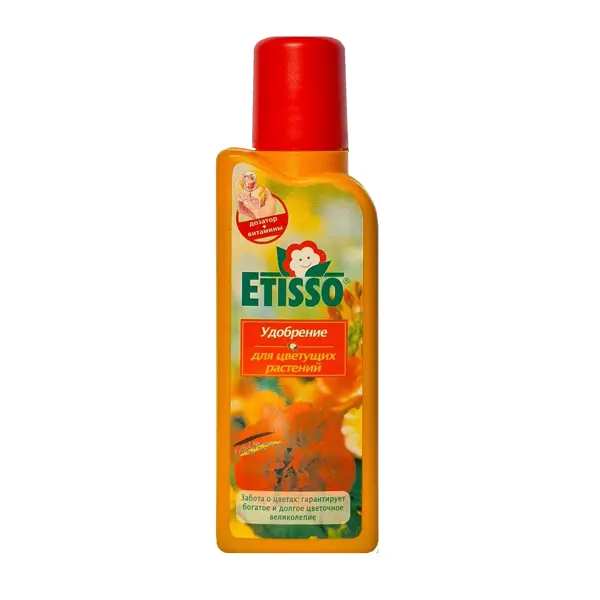 Удобрение Etisso для цветущих растений 250 мл доппельгерц актив витамин с цинк таблетки шипучие 15