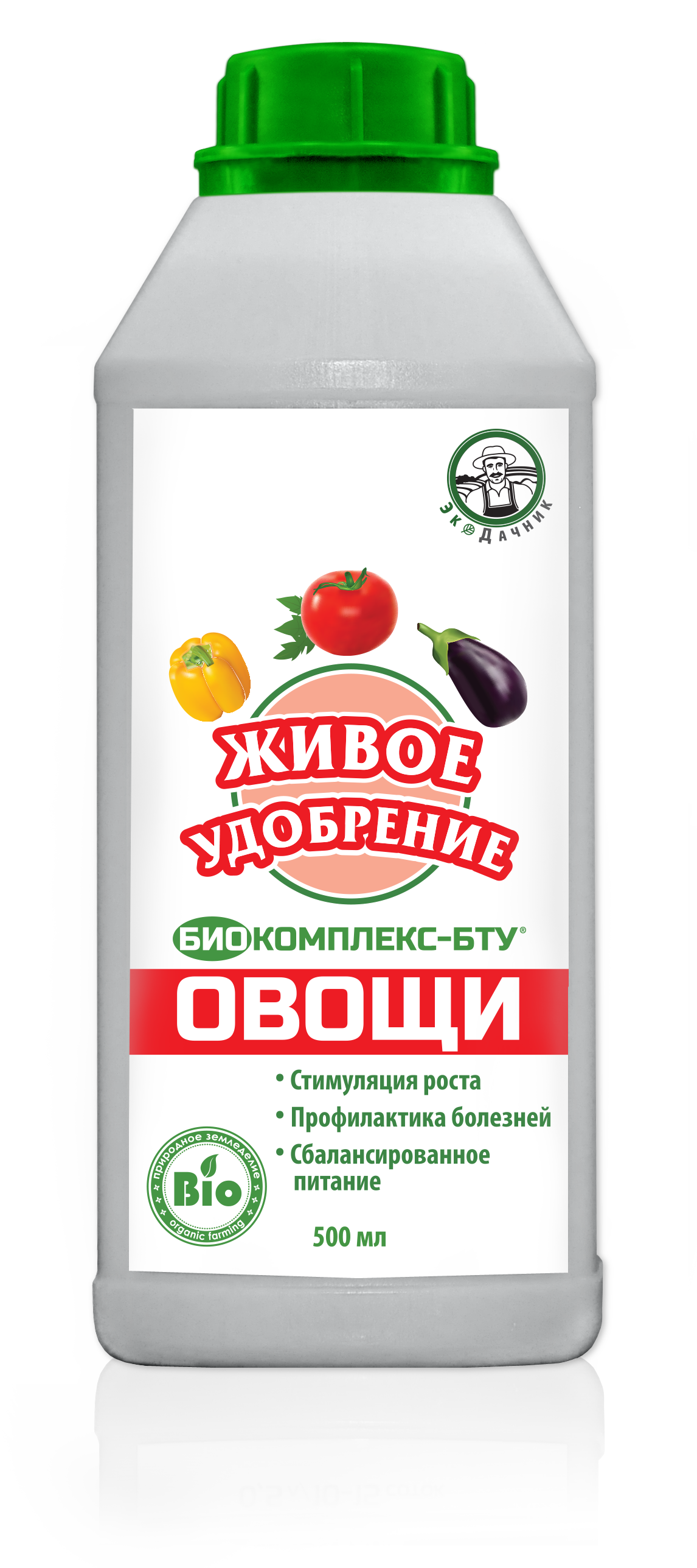 Живое удобрение ЭкоДачник для овощей 500мл ✳️ купить по цене 394 ₽/шт. в  Москве с доставкой в интернет-магазине Леруа Мерлен