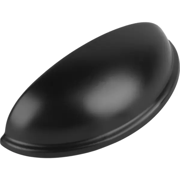 Ручка-кнопка мебельная Блэкшелл 76 мм, цвет черный ручка кнопка мебельная мм серебро