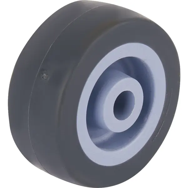 Колесо с резиновым бандажом 50 мм, до 40 кг, цвет серый колеса для студийной стойки manfrotto 018 серый