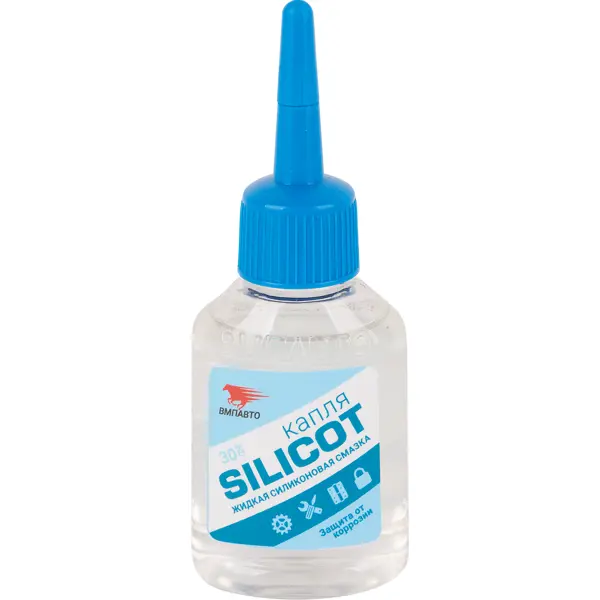 Силиконовая смазка Silicot Капля 30 мл флакон жидкая силиконовая смазка вмпавто