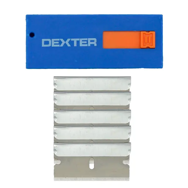 Лезвие сменное для скребка Dexter, 3 шт. лезвие для роликового ножа dexter 45 мм 5 шт
