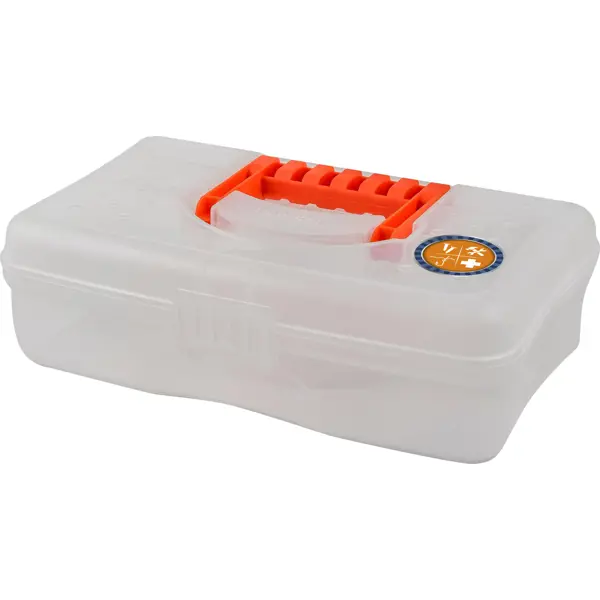Органайзер Blocker Hobby Box 12 для хранения 295x180x90 мм, пластик, прозрачный органайзер для хранения инструмента сатурн 15 пц 3722 4017 пластиковый с ручкой