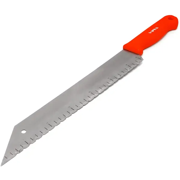 Нож для теплоизоляции Vira 335 мм, пластиковая рукоятка геодезическая рулетка vira