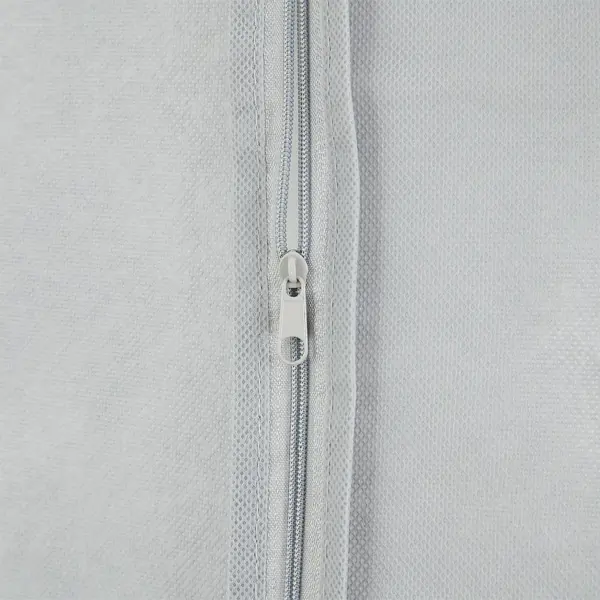 фото Чехол для одежды spaceo 60x135 см текстиль цвет серый
