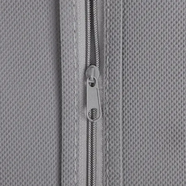 фото Чехол для одежды spaceo 60x135 см текстиль цвет серый