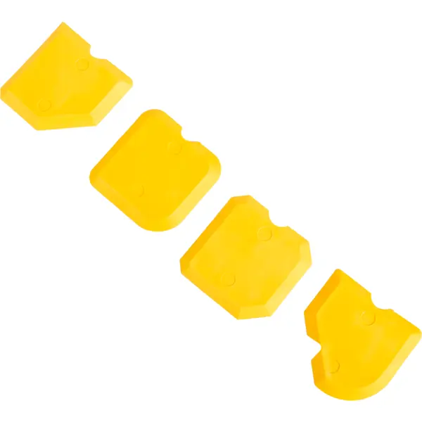 Набор шпателей резиновых для выравнивания герметика Makers 45 мм, 4 шт. набор крюков для снятия резиновых уплотнителей автоdело