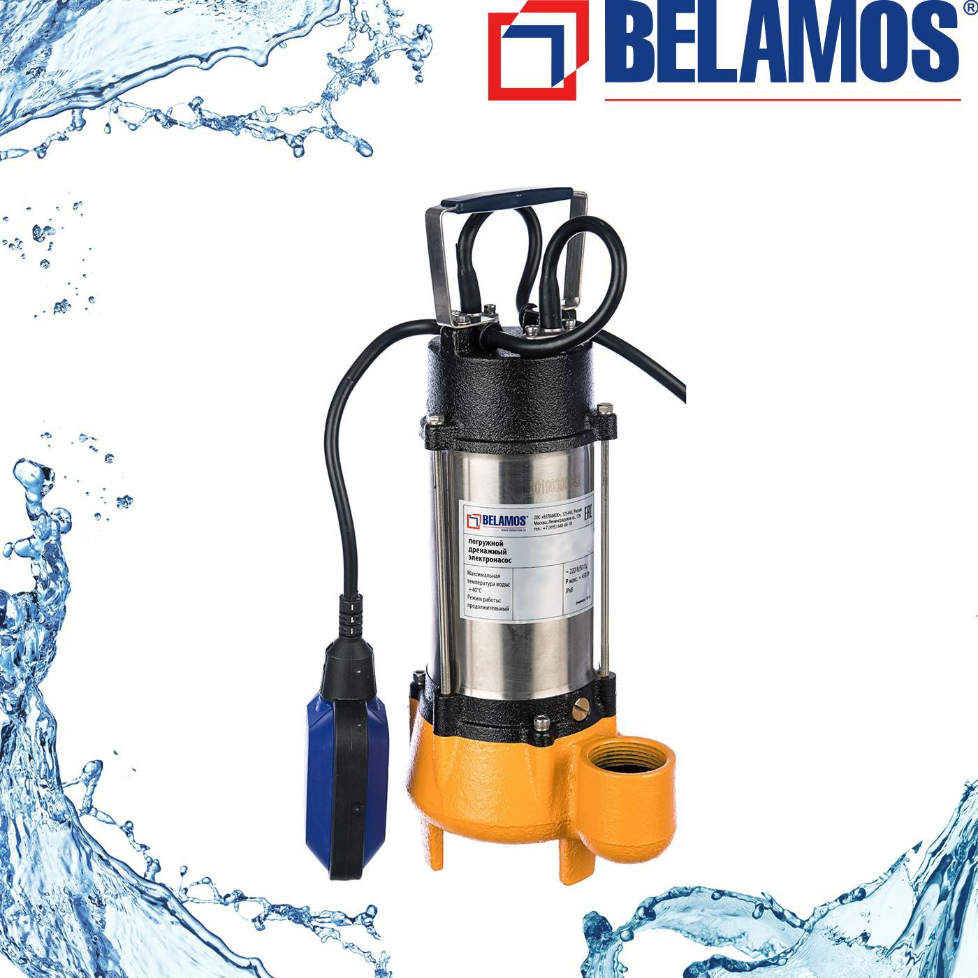  погружной дренажный Belamos Dwp грязная вода расход 6000 л/ч по .