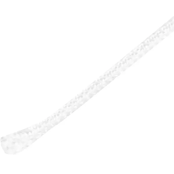 Веревка полиамидная 4 мм цвет белый, 10 м/уп. веревка из сверхпрочного полиэфира с огонами для крепления кранца d12 мм l2 5 м белый 06 444 52