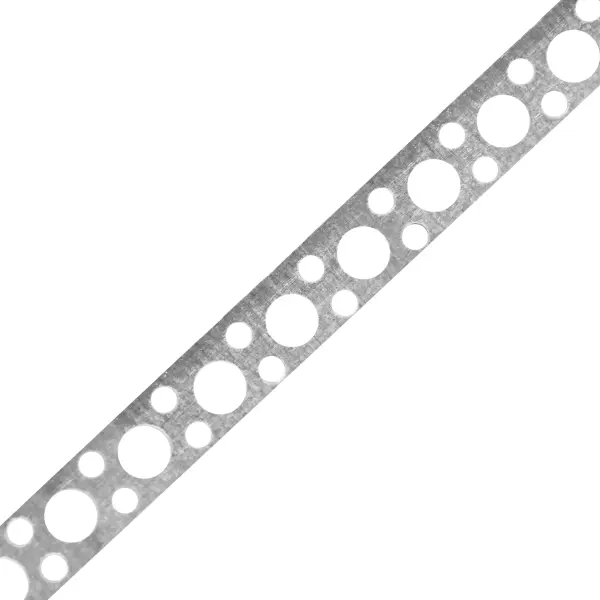 Перфорированная лента прямая LP 12x0.5 5 м оцинкованная сталь цвет серый лента перфорированная изобонд 25мм х 25м