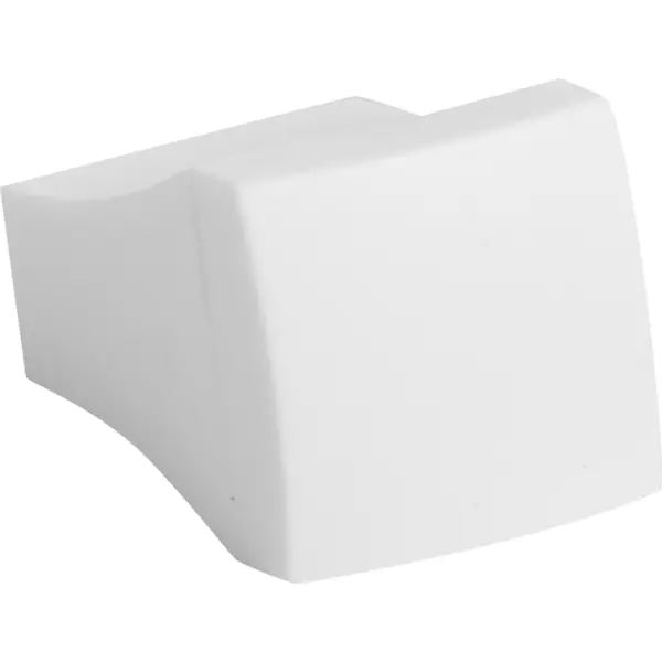 Ручка-кноб мебельная 95 8x16 мм пластик, цвет белый опора мебельная 60х40 мм пластик серый