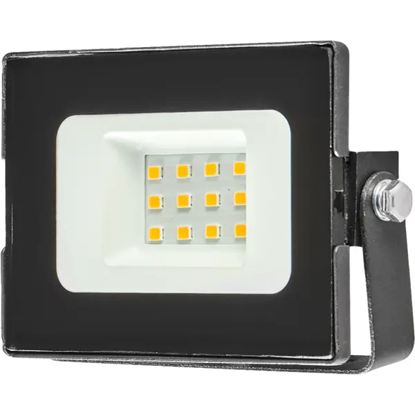 Прожектор светодиодный уличный SMD Volpe 10 Вт 3000К IP65 светильники для внутреннего освещения led nbl r1 8 4k wh ip65 led аналог нпб 1301 нпп 1301