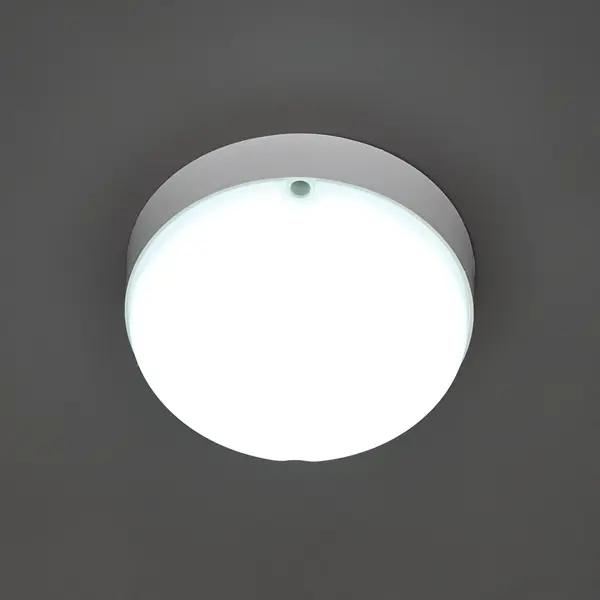 фото Светильник жкх светодиодный volpe q293 12 вт ip65 накладной круг холодный белый свет цвет белый
