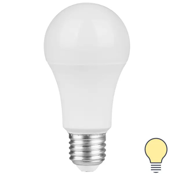 Лампа светодиодная Osram А60 E27 220-240 В 13 Вт груша матовая 1200 лм теплый белый свет груша феерия ø25 h100 см