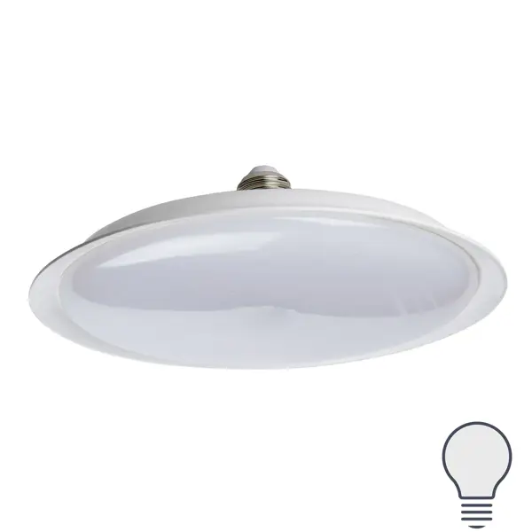 Лампа светодиодная Uniel UFO165 E27 220 В 20 Вт диск матовый 1600 лм холодный белый свет фен bomidi hd2 1600 вт белый