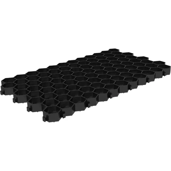 фото Решётка газонная gidrolica eco standart 70x40x3.2 см цвет черный