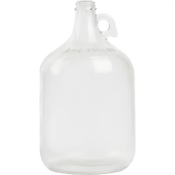 Бутылка с ручкой Велес 3860 мл стекло прозрачный бутылка для сока 1000 мл стекло прозрачный